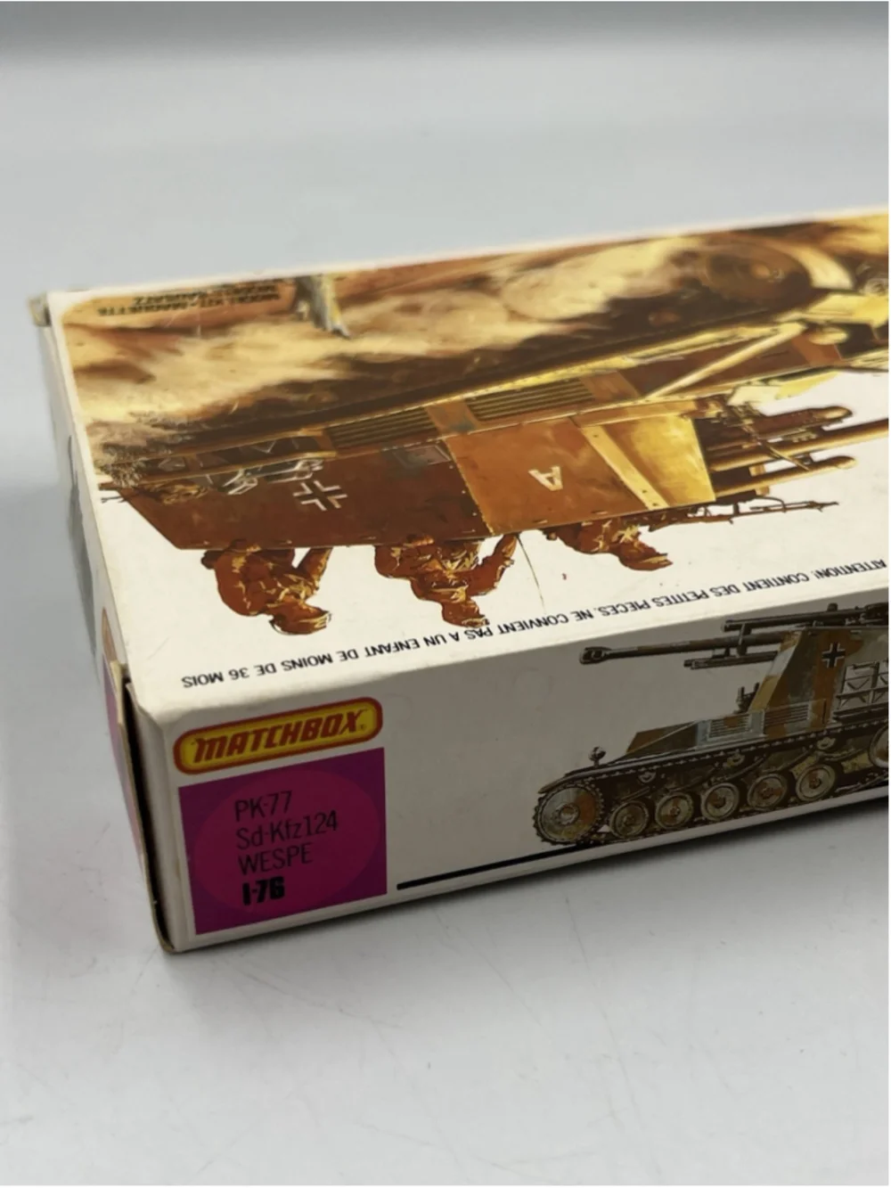 Matchbox 1/76 Sd-Kfz 124 Wespe Model Tank Kit Factory NEW IN THE BOX COLLECTIBLE